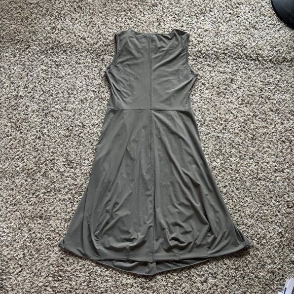 Sun Light Sleeveless Casual Tunic Dress Size 1 Small Lightweight Sage Green - Picture 4 of 6